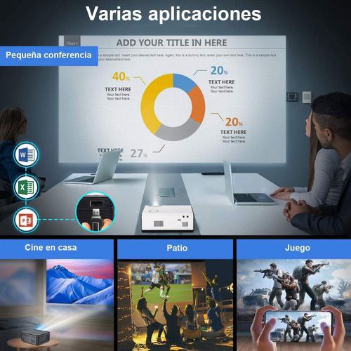 Proyector Smart Android 9.0